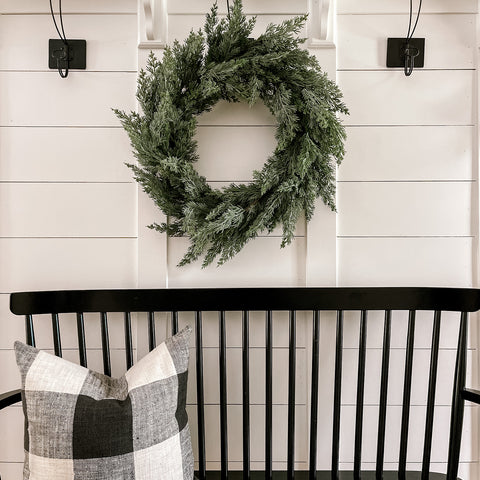 32" Faux Cedar Wreath