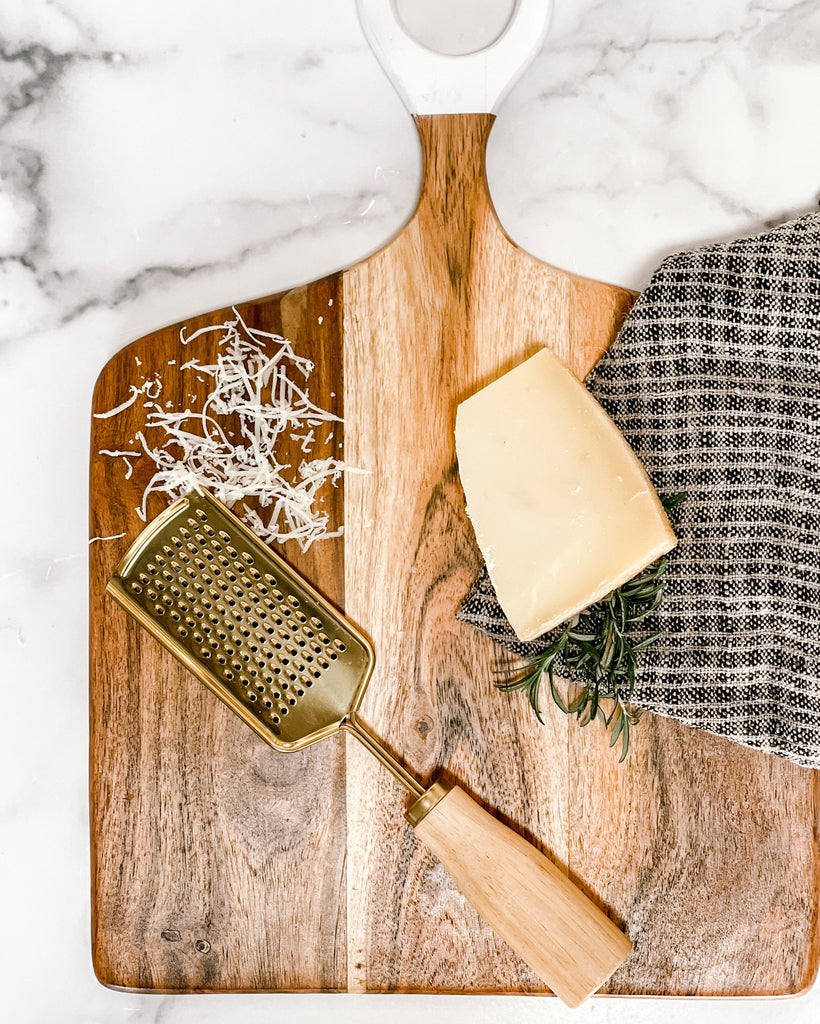 Wood + Gold Grater